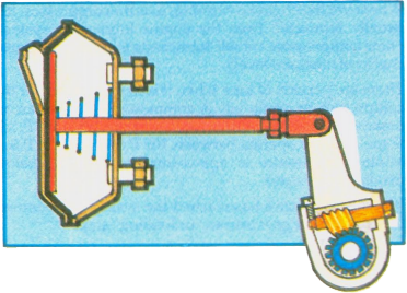 Brake chamber illustration