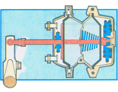  Spring caged by air pressure illustration