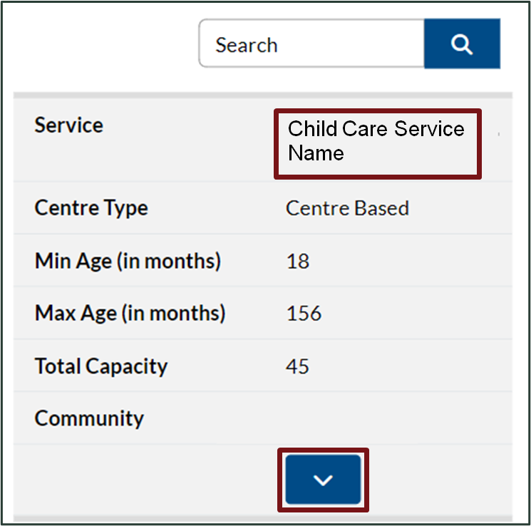 Add your child to a waitlist for a Regulated Child Care Service