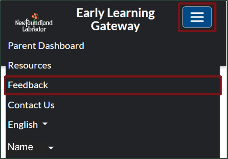 Feedback for the Early Learning Gateway