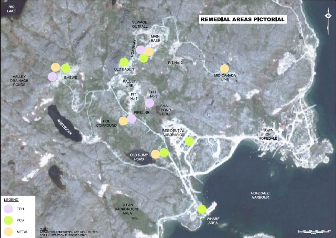 Map of Terrestrial Remediation