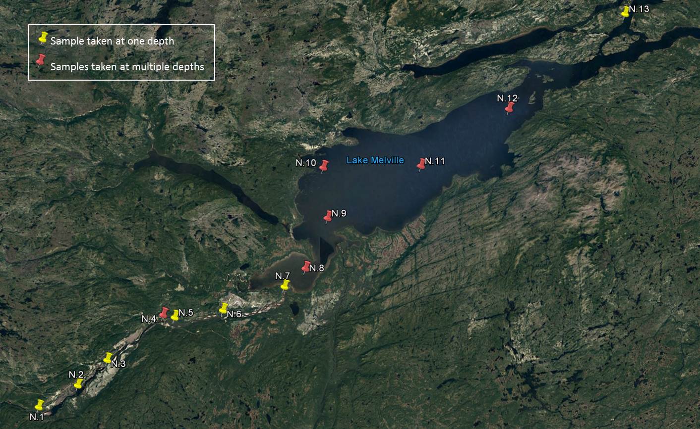 Methyl Mercury Sample Locations