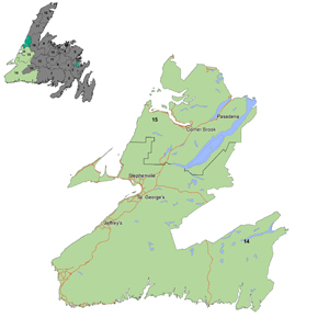 Zone 6: Zone six is comprised of districts 14 and 15 and is located on the west and southwest portion of the island.