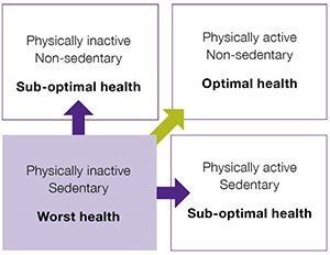 Physical activity flowchart