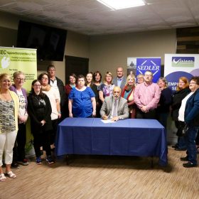 The Honourable Al Hawkins, Minister of Advanced Education, Skills and Labour, joins delegates to the Provincial Conference of Supported Employment Newfoundland and Labrador to declare October Disability Employment Awareness Month in Newfoundland and Labrador.