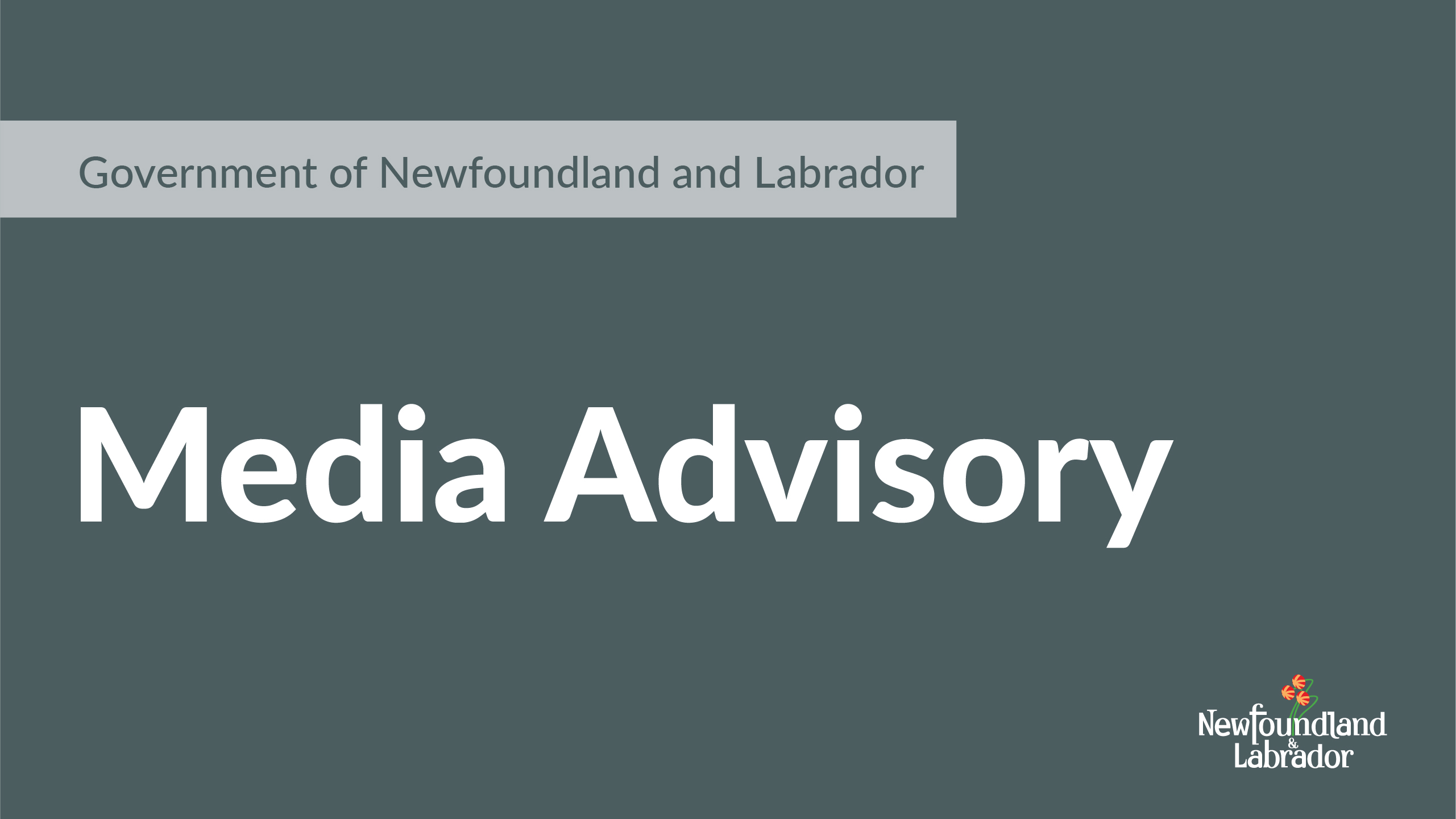 plain grey graphic with the text media advisory