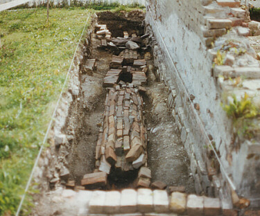 Drainage System at North end of House