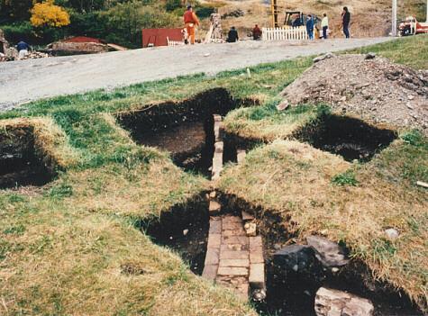 Section of Drainage System above Beach