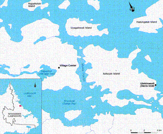 Map of the study area.